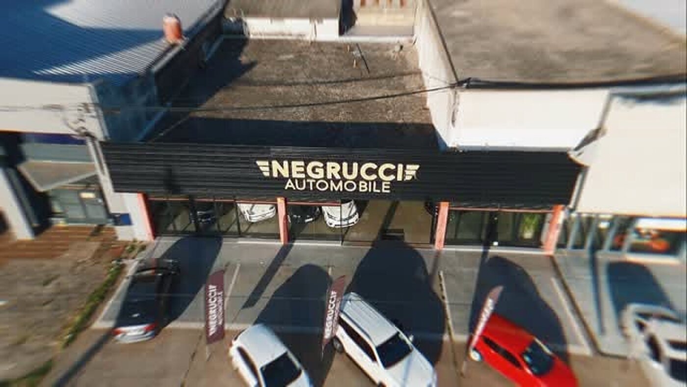 El local de Negrucci Automobile visto desde arriba